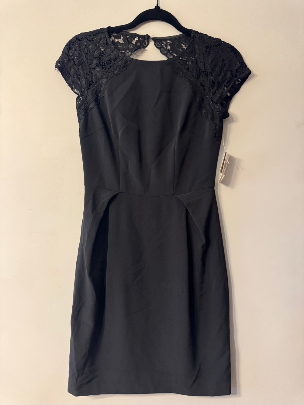 NWT | Aiden | little black dress open back lace shoulders | 2